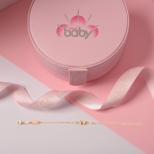 BabyJewels features charming baby bracelets, intricately designed, ideal for adorning your little one's wrist with elegance.