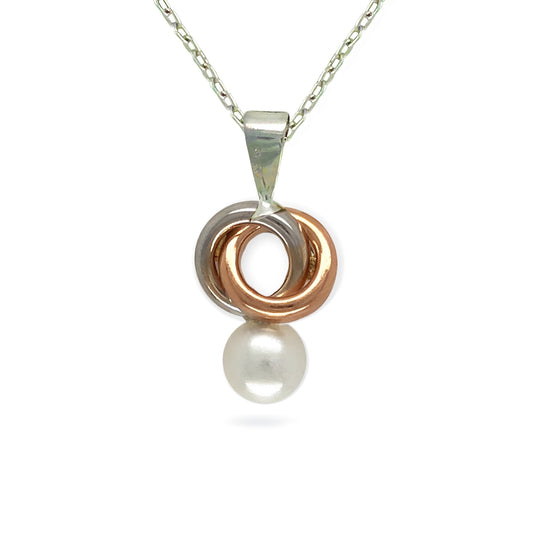 Rings Pearl Necklace