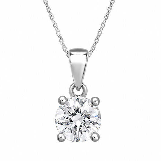Baby Solitaire Diamond Necklace