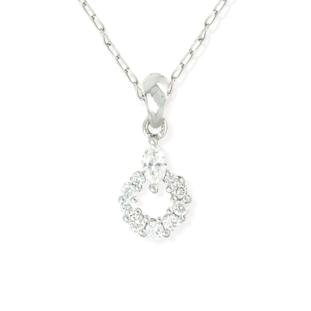 Diamond Round Necklace