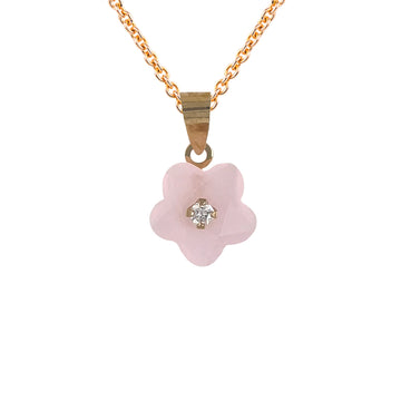 Pink Flower Necklace