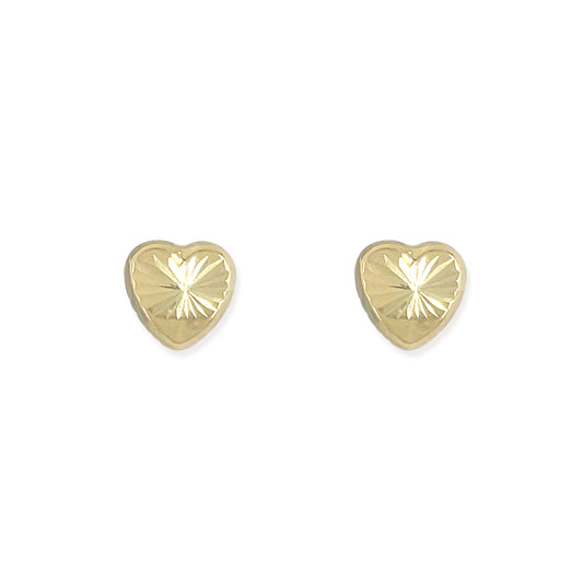 Golden Heart Earrings