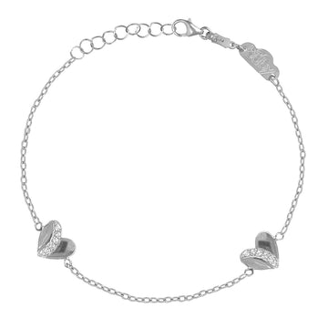 Heart Diamond Bracelet