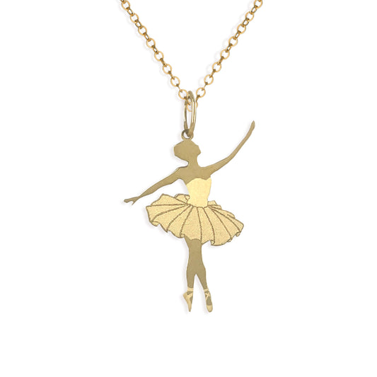 Dancing Girl Pendant Necklace