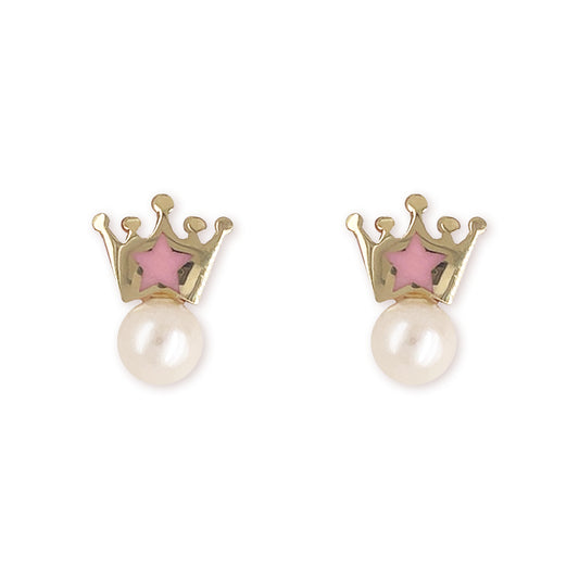 Crown Pearl Earrings