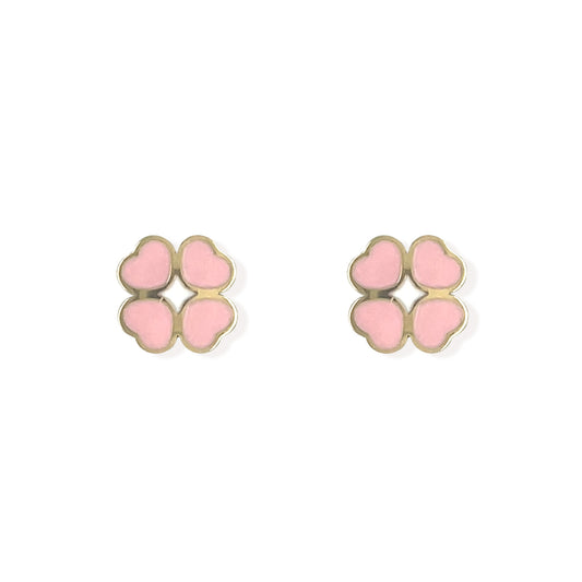 Pink Flower Earring