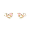 Pink Bird Earring