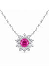 Ruby Diamond Necklace