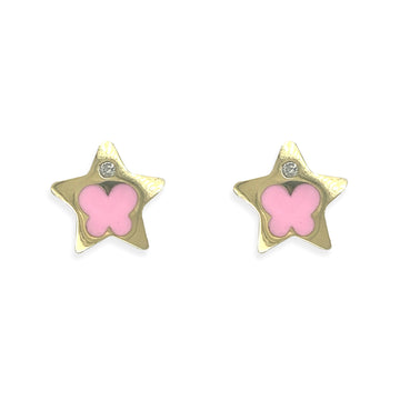 Star Shaped Butterfly Earring