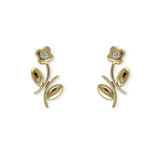 Flower-Shaped Earrings