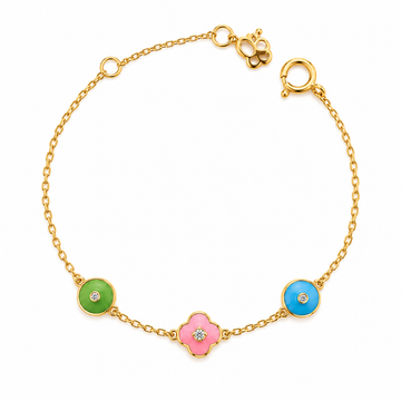 Colorful Flower Bracelet
