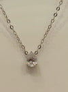 Solitaire Necklace (Pear Cut)