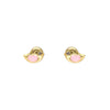 Bird Shape Gold & Diamond Earrings
