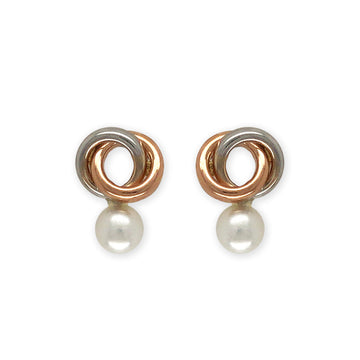Gold & Pearl Earrings