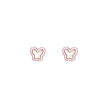 Butterfly Shape Gold Earrings