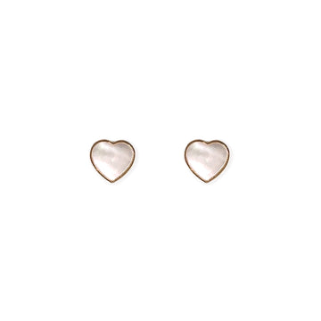 Heart Shape Gold Earrings