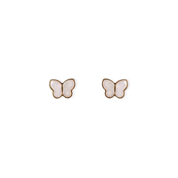 Butterfly shape Gold Earrings