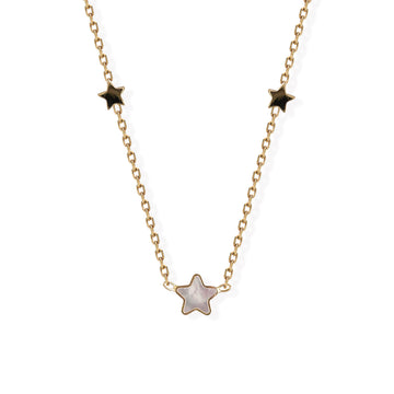 Star Shape Gold Necklace