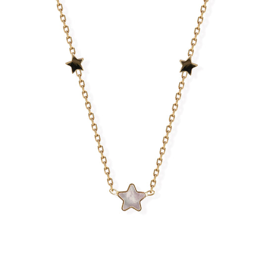 Star Shape Gold Necklace