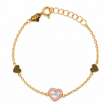 Pink Heart Bracelet