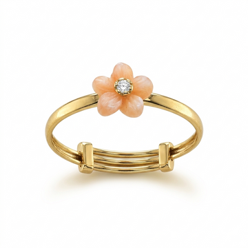 Floral Gold & Diamond Rings