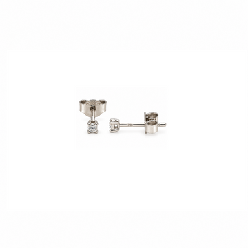 Baby Solitaire Diamond Earrings Stud
