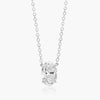 Solitaire Necklace (Oval Cut )