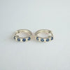 Blue Sapphire Diamond Earrings