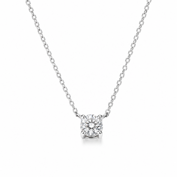 Baby Solitaire Diamond Necklace