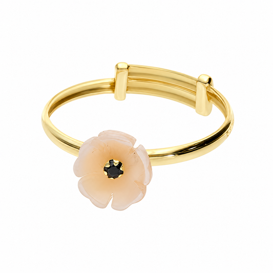 Floral Gold Rings