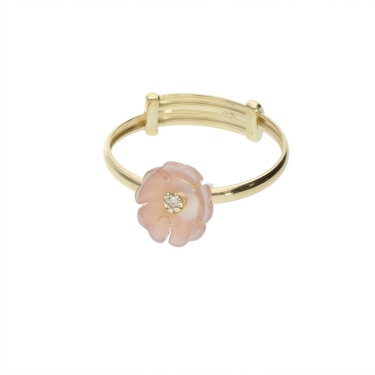Floral Gold & Diamond Rings