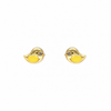 Bird Shape Gold & Diamond Earrings
