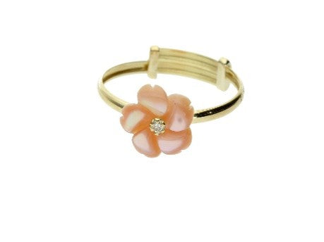 Floral Gold & Diamond Ring