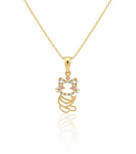 Maya & Friends Gold & Diamond Necklace