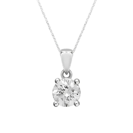 Baby Solitaire Diamond Necklace