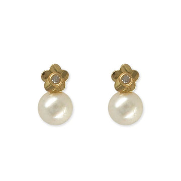 Diamond & Pearl Earrings