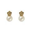 Pearl Gold & Diamond Earrings