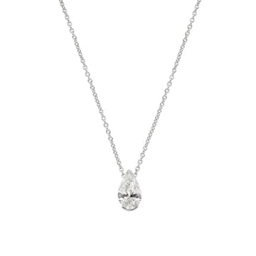 Solitaire Necklace (Pear Cut)