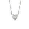 Solitaire Necklace(Heart Cut)