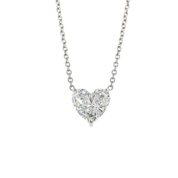Solitaire Necklace(Heart Cut)