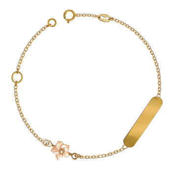 Floral Gold & Diamond Bracelet