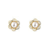 Flower shape Pearl Earring
