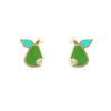 Pear Shape Gold & Diamond Earrings