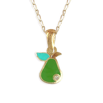 Green Pear Pendant