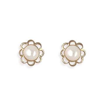Pearl Round Studs