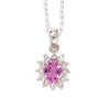 Pink Sapphire Necklace