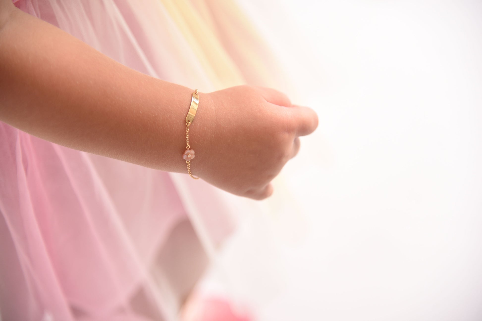 White Flower Bracelet - Baby Fitaihi