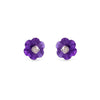 Amethyst Flower Earrings - Baby Fitaihi