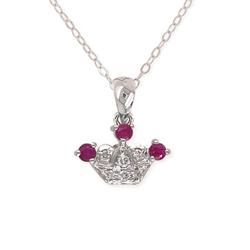 Ruby and Diamond Necklace - Baby Fitaihi