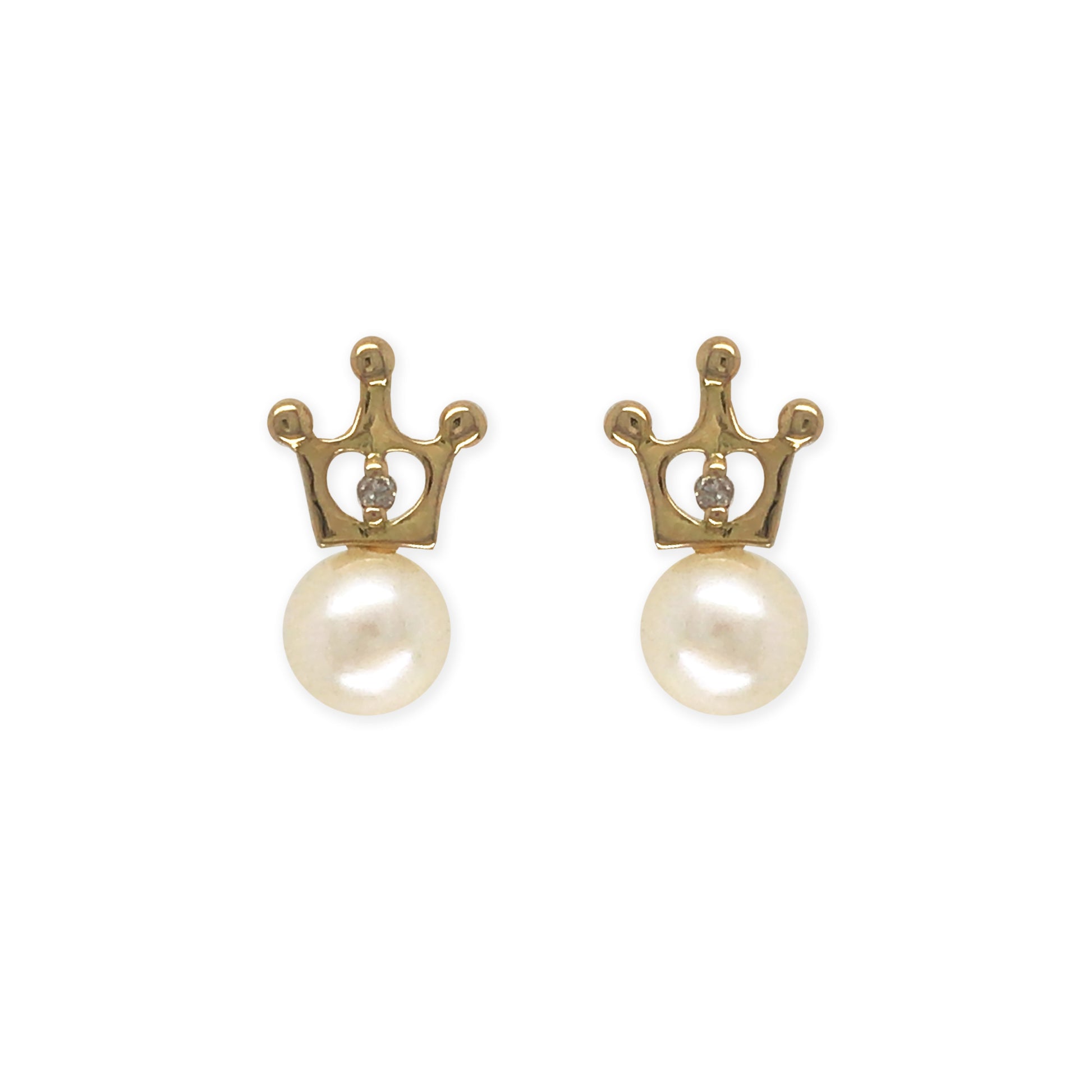 Crown Shaped Earrings - Baby Fitaihi